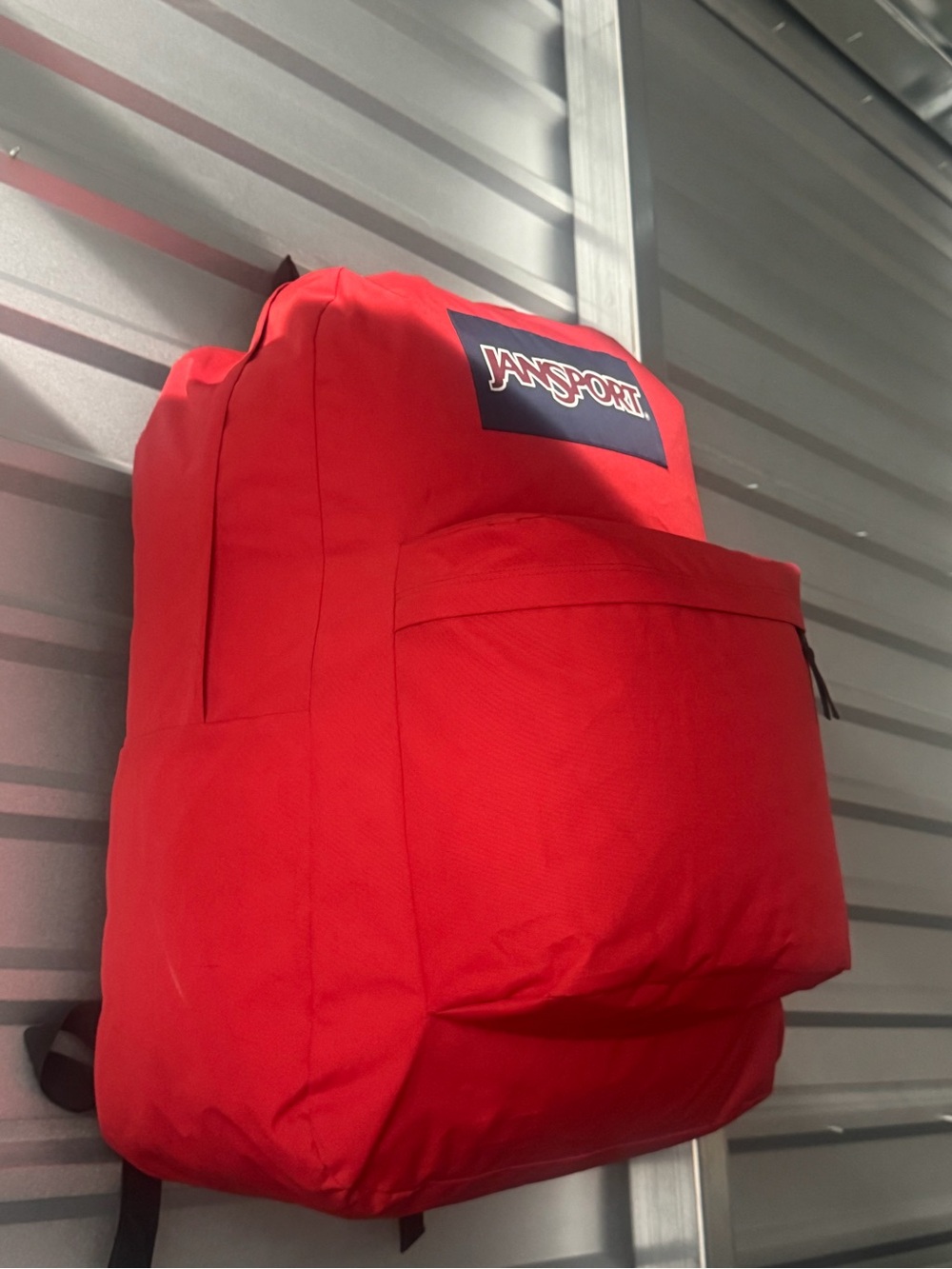 Jansport Bright Red Oversized Backpack - Picture 2 of 5